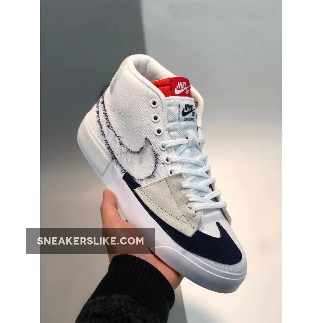 Nike SB Zoom Blazer Mid Edge White Navy CI3833-100 / nike blazer hack pack