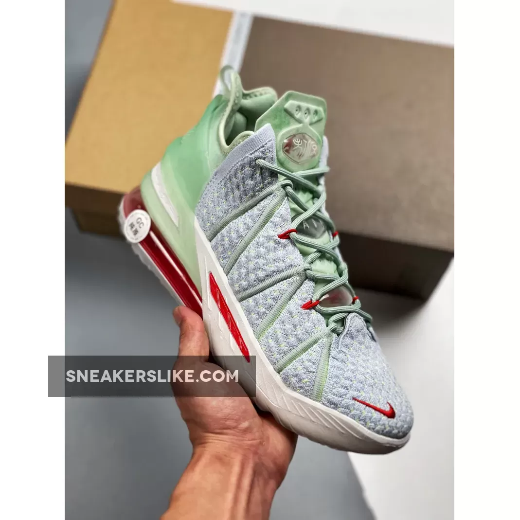 Glow in the dark x Nike LeBron 18 'Empire Jade' DB7644-002 #lebron 18 university blue