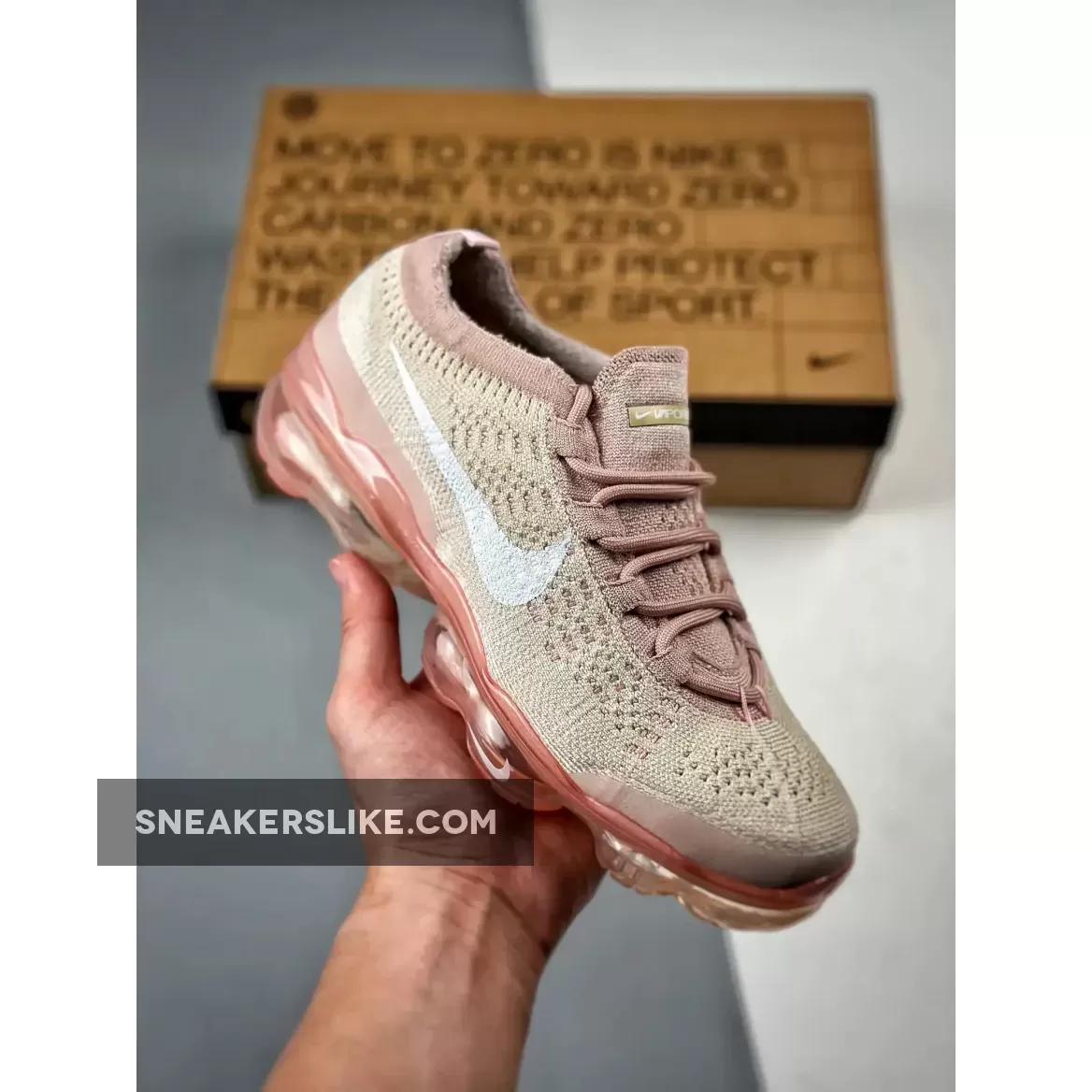 Nike Air VaporMax 2023 Flyknit Oatmeal Pearl Pink Pink Vapormax