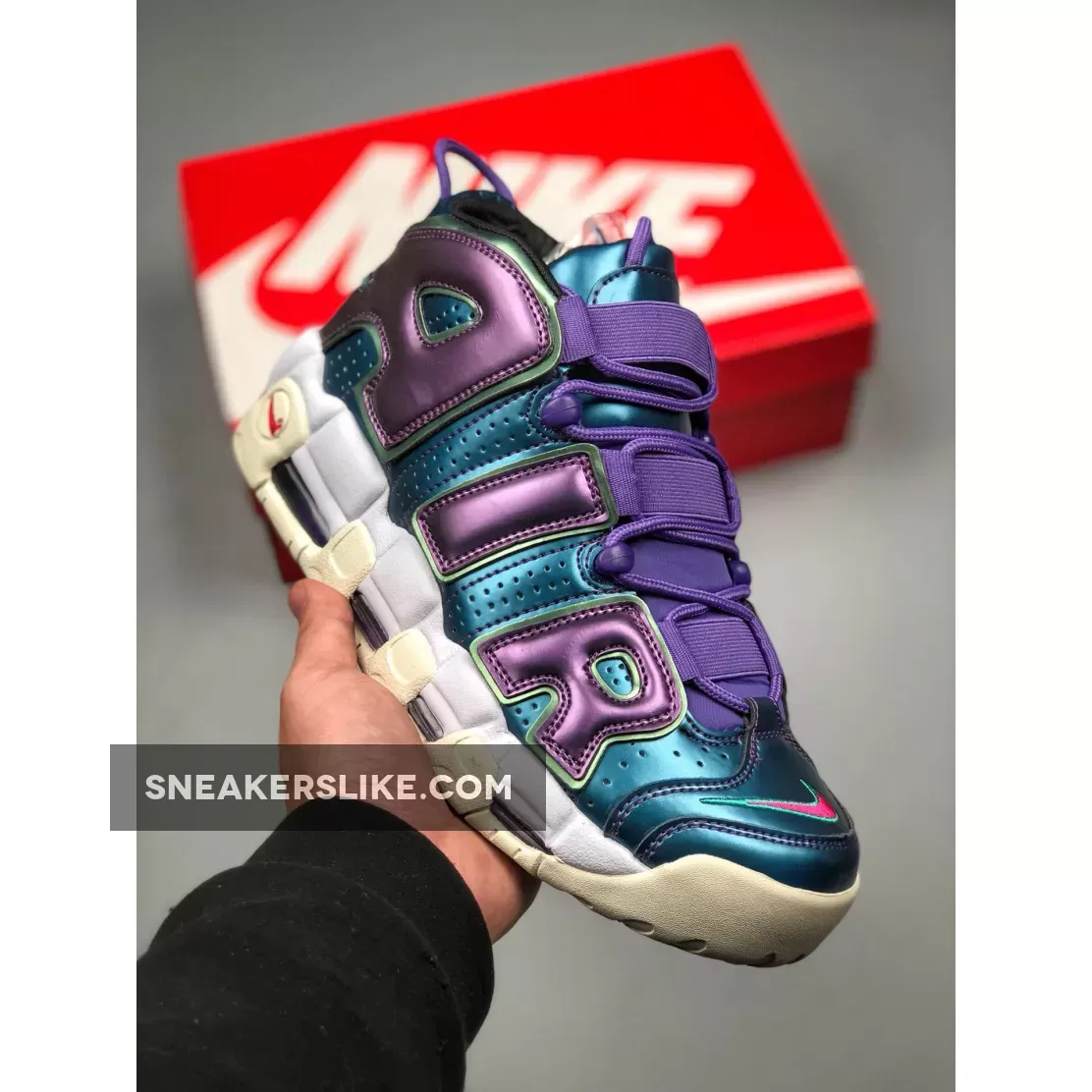 Nike Air More Uptempo 'Purple Iridescent' 922845-500 #air more uptempo purple