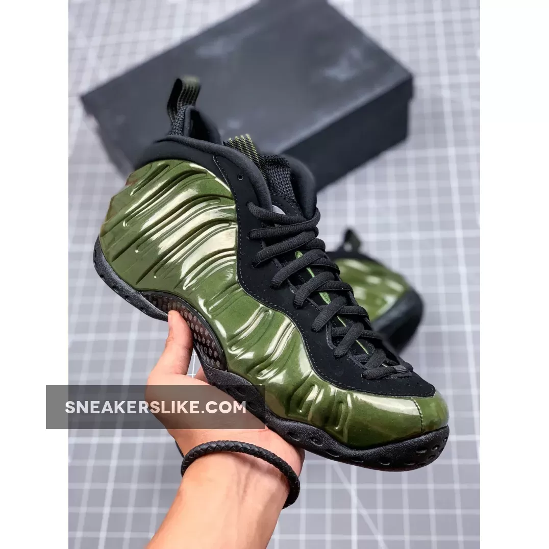 Kids Nike Air Foamposite One Legion Green 314996-301 / green foams