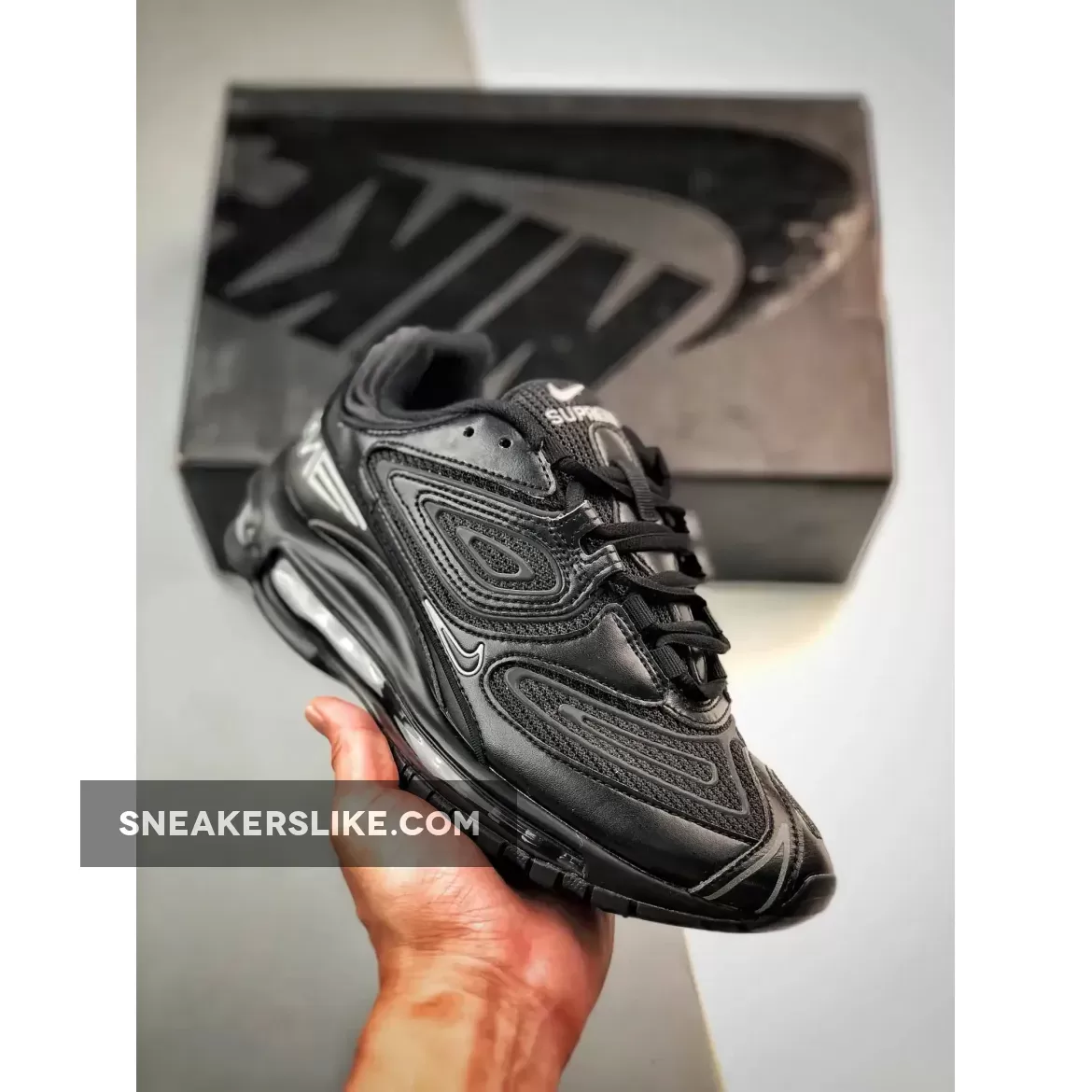 Supreme x Nike Air Max 98 TL Black nike supreme air max