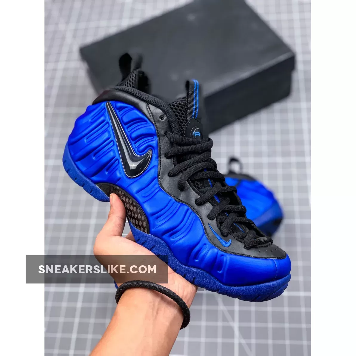 Nike Air Foamposite Pro Hyper Cobalt/Black 624041-403 Brand New