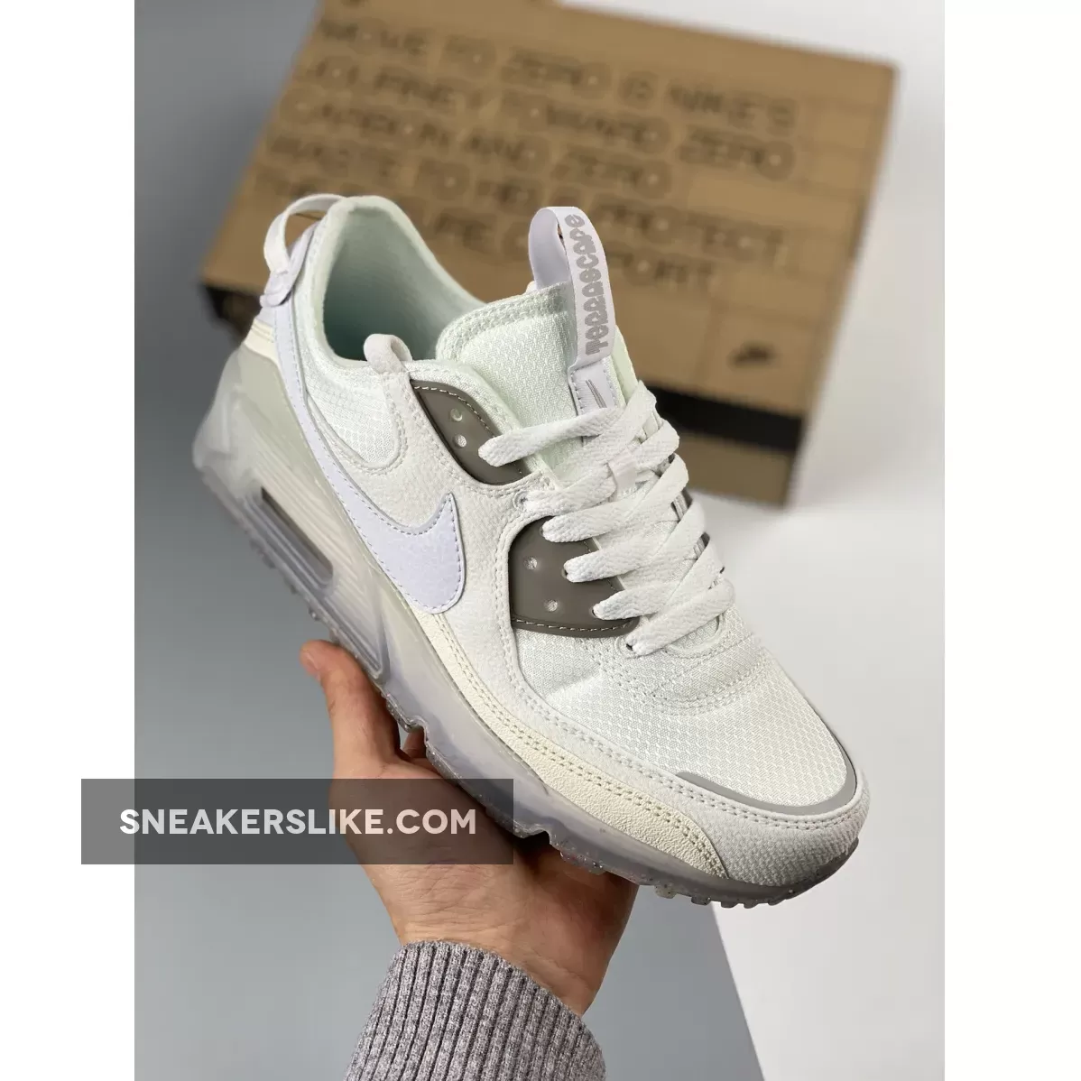 Nike Air Max 90 Terrascape Triple White DQ3987-101 air max terrascape 90 white