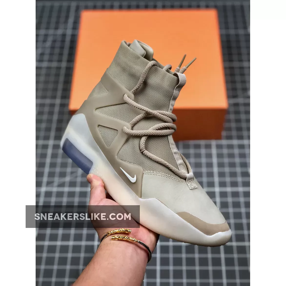 Nike Fear of God 1 Multi-Color/String-Oatmeal Nike Air Fear Of God 1 Oatmeal