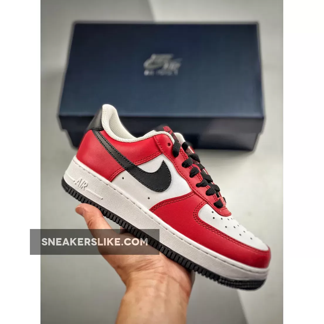 Nike Air Force 1 Low White/Team Red-Black Air Force 1 White Team Red