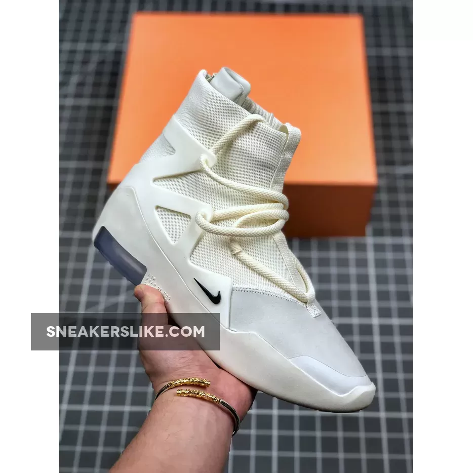 Nike Air Fear Of God 1 Sail Black AR4237-100 Online