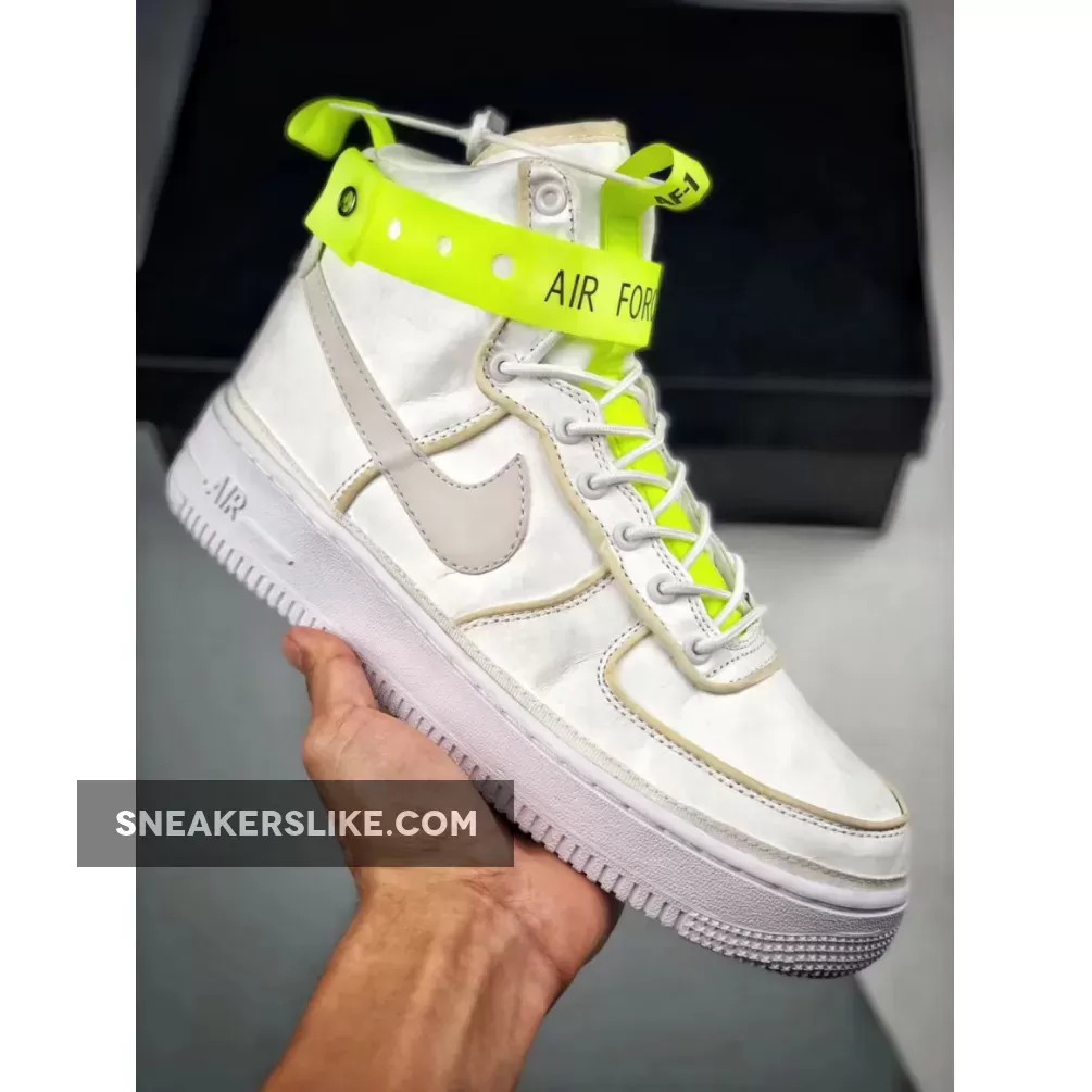 Magic Stick X Nike Air Force 1 High 'VIP' White/Volt-Black 573967-101 New Releases