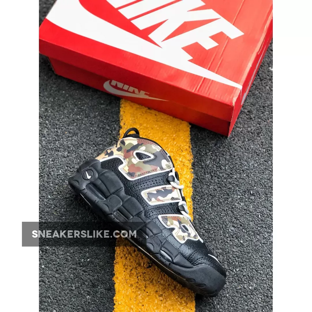 Nike Air More Uptempo Black Camo CJ6122-001 - camo uptempo