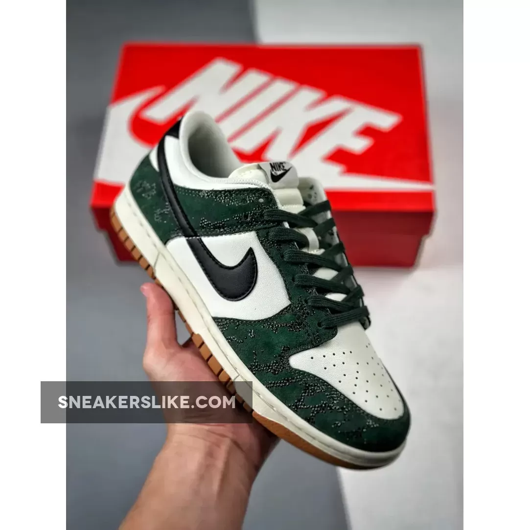 Dunk Snake - Nike Dunk Low 'Green Snake' Pro Green/Black-Sail-Gum FQ8893-397