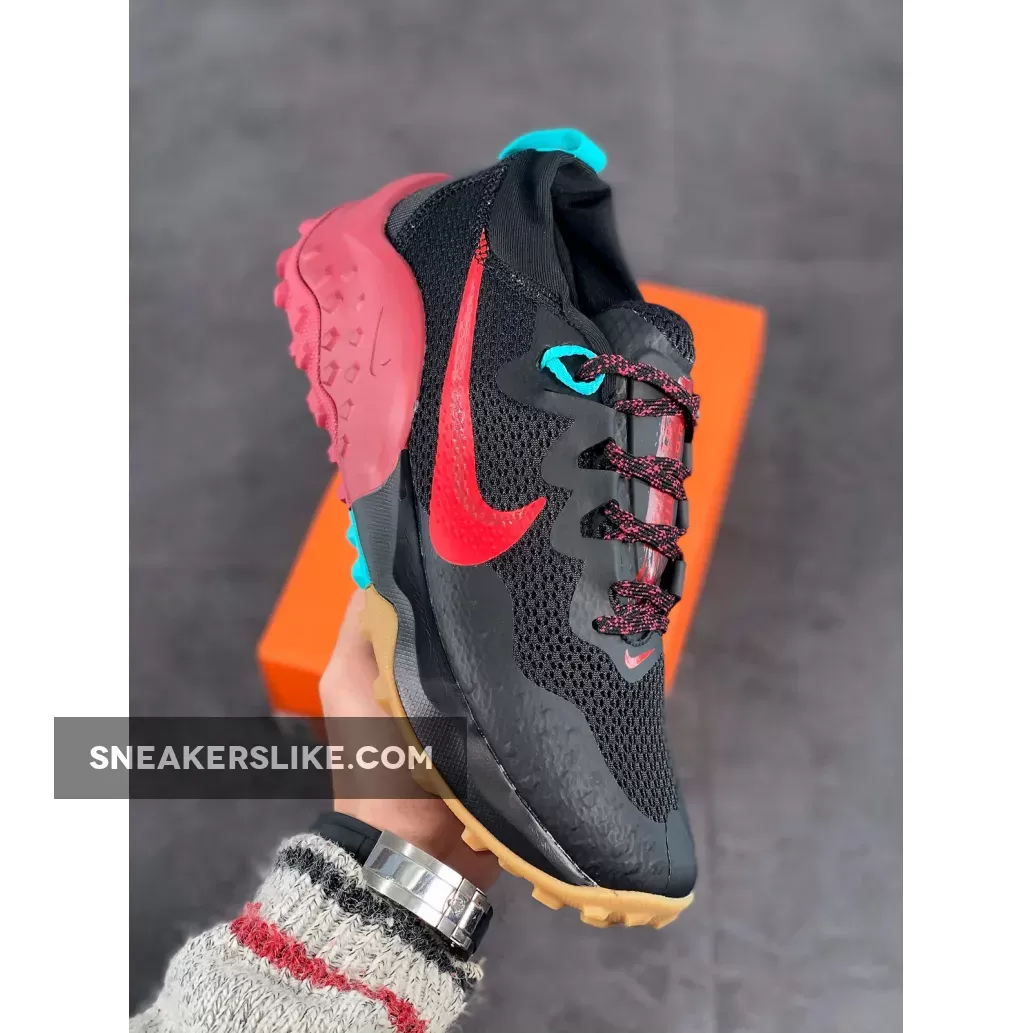 Nike Wildhorse 7 Black/Dark Beetroot/Dynamic Turquoise/Bright Crimson CZ1856-001 Outlet