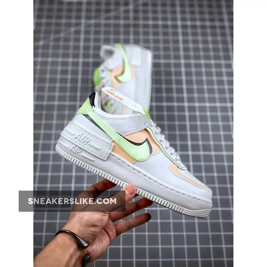 Nike Air Force 1 Shadow Summit White Crimson Tint CI0919-107 - air force 1 crimson tint volt