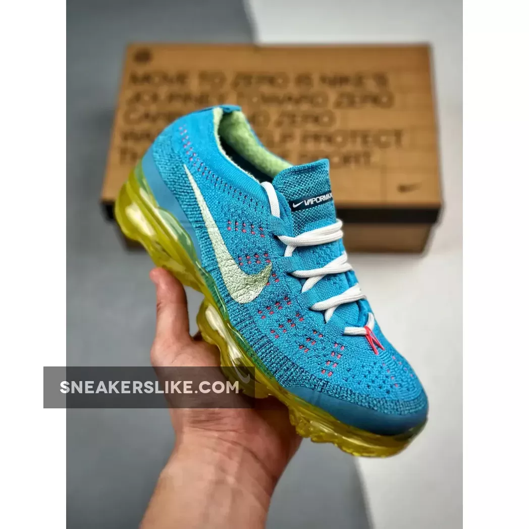 Nike Air VaporMax 2023 Flyknit Baltic Blue/Citron Tint/Green Abyss DV1678-400