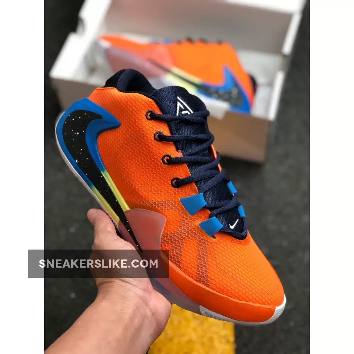 Nike Zoom Freak 1 'All Bros' Total Orange/Midnight Navy-White BQ5422-800 Brand New