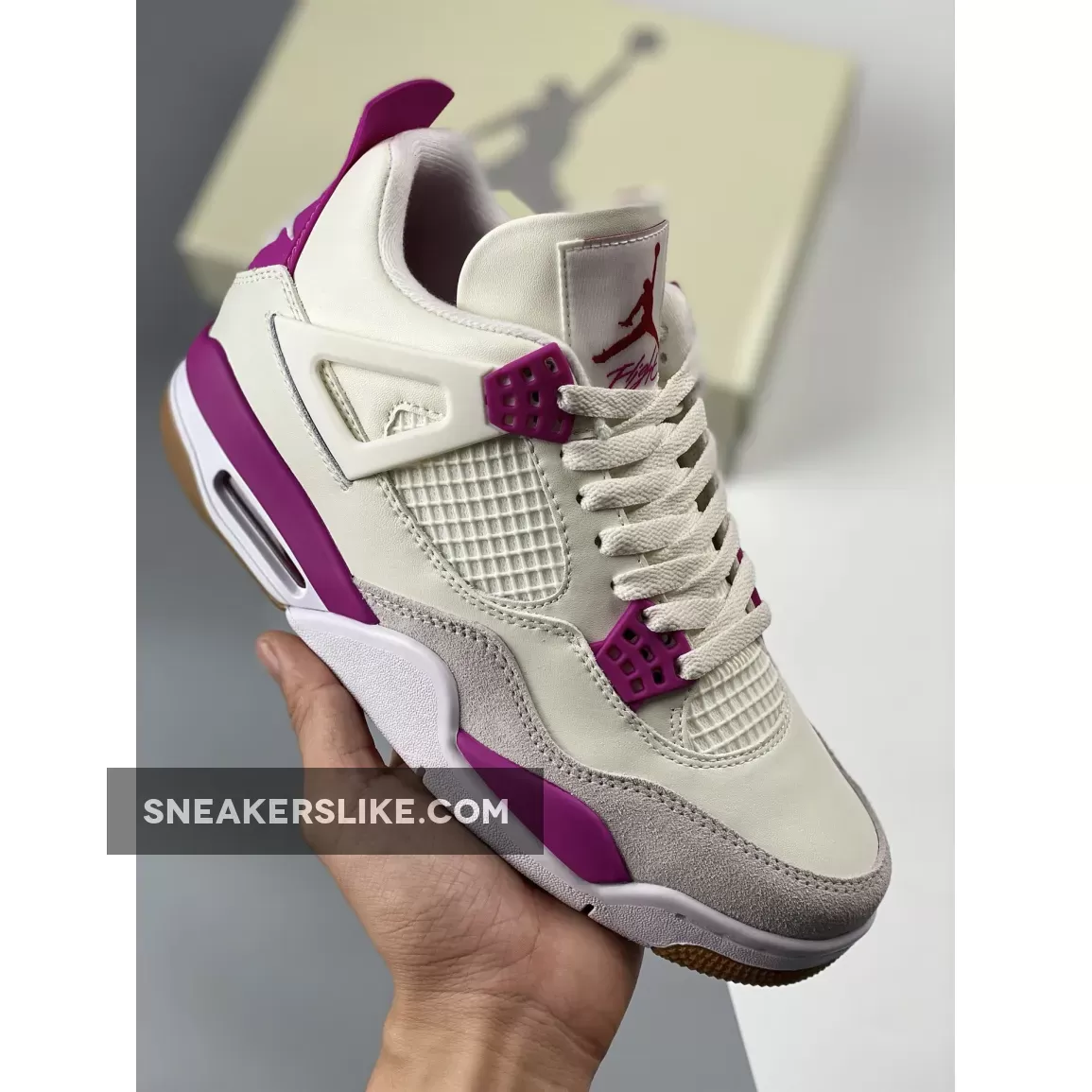 Nike SB X Air Jordan 4 Retro White Purple 2023 List! 1681733810 Online