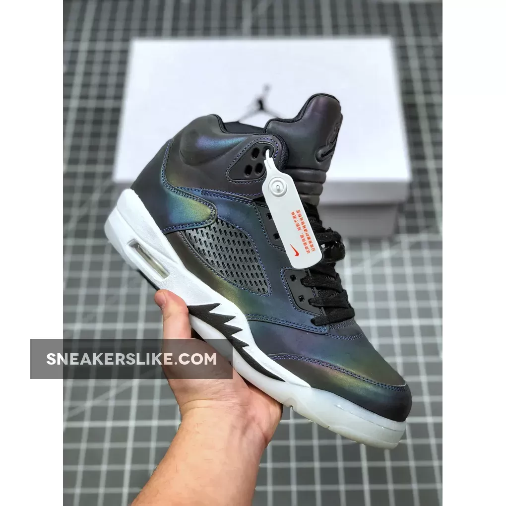 Jordan 5 Retro Oil Grey Reflective Uppers Jordan 5 Oil Grey