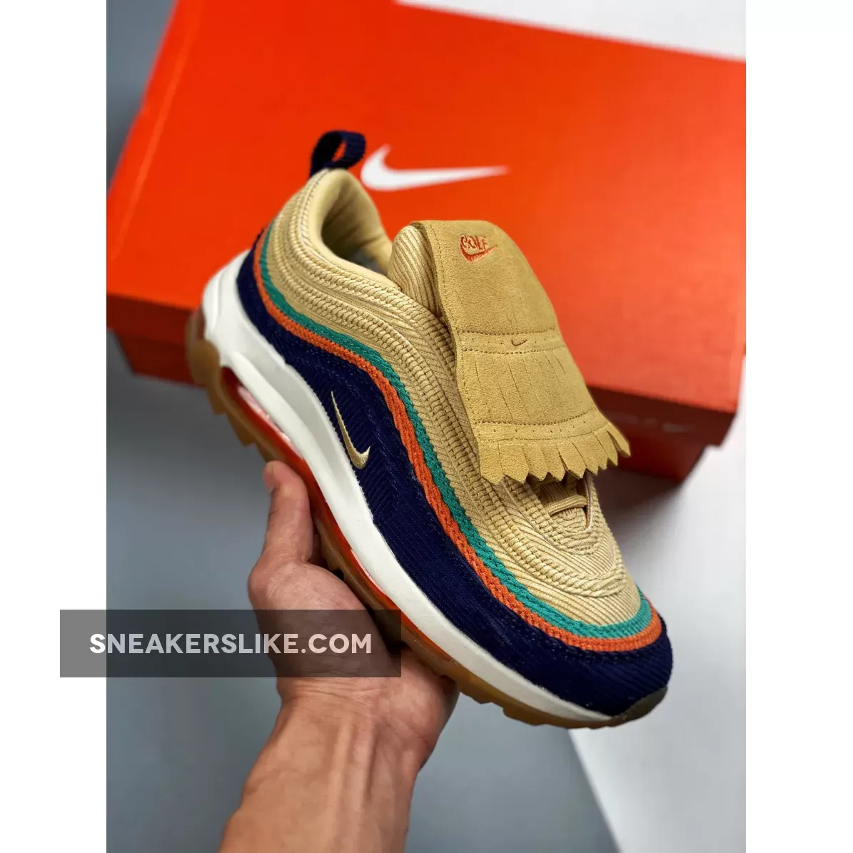 Nike Air Max 97 Golf NRG Celestial Gold Obsidian CJ0563-400 Outlet