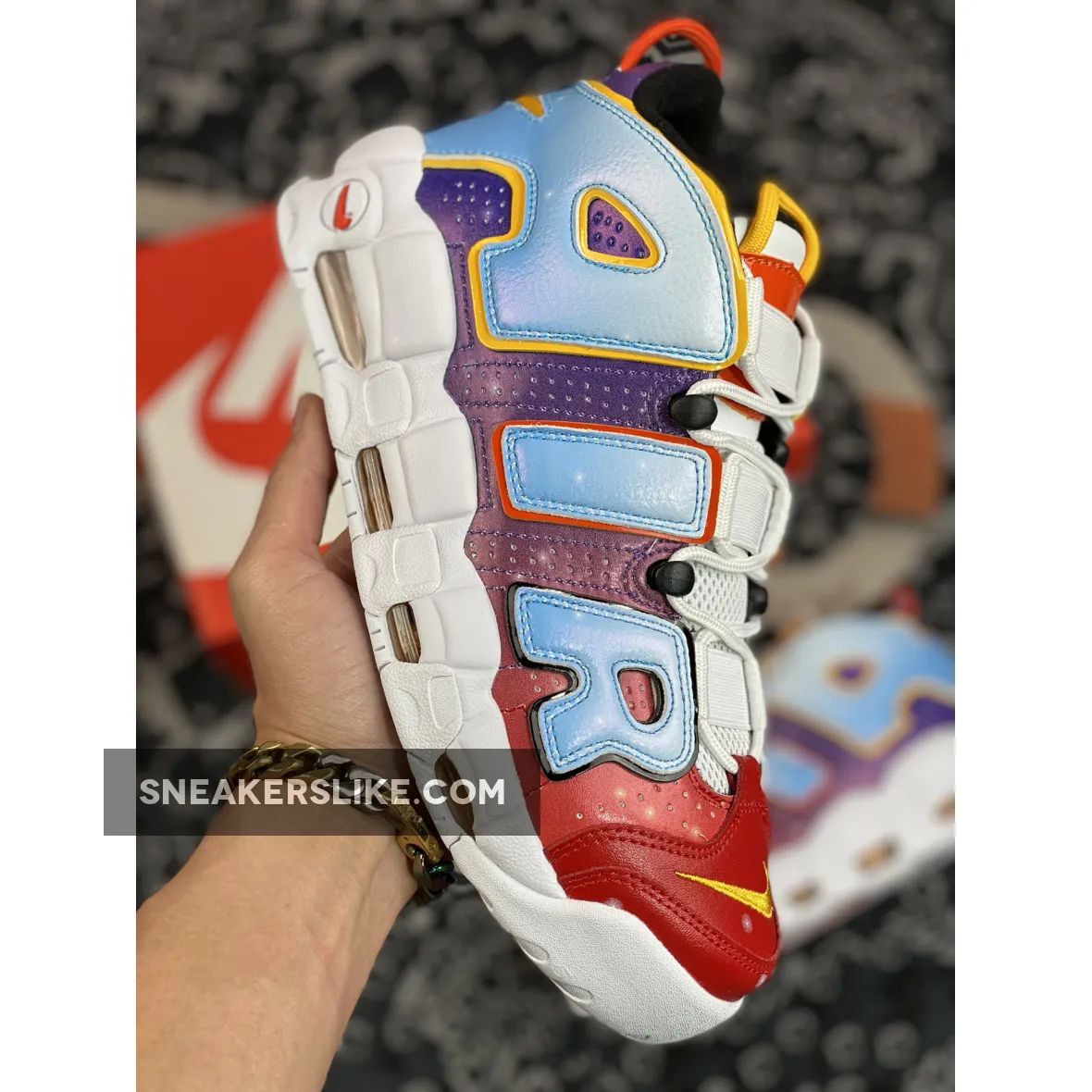 Nike Air More Uptempo Multi-Color Brand New