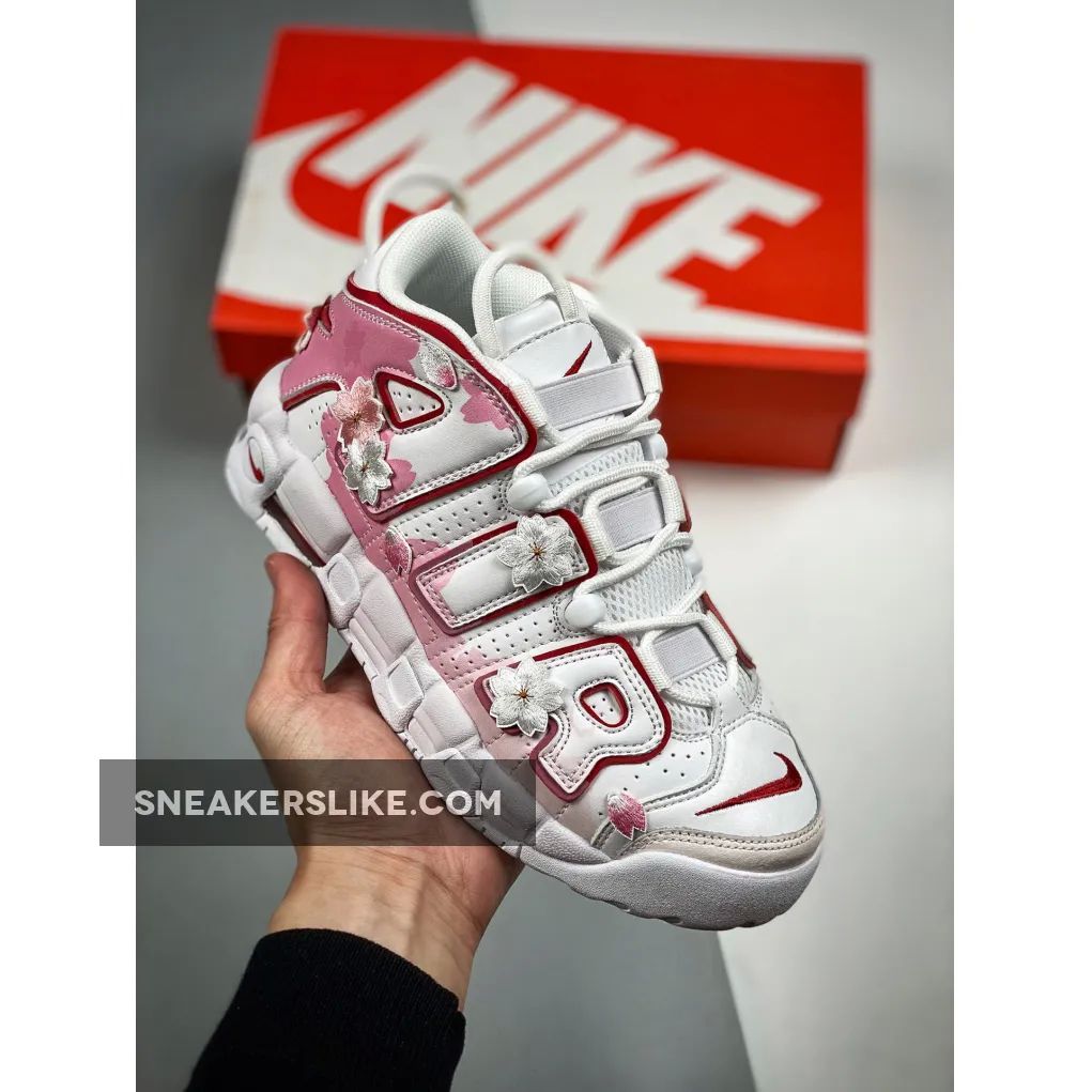 Nike Air More Uptempo GS White Pink Online