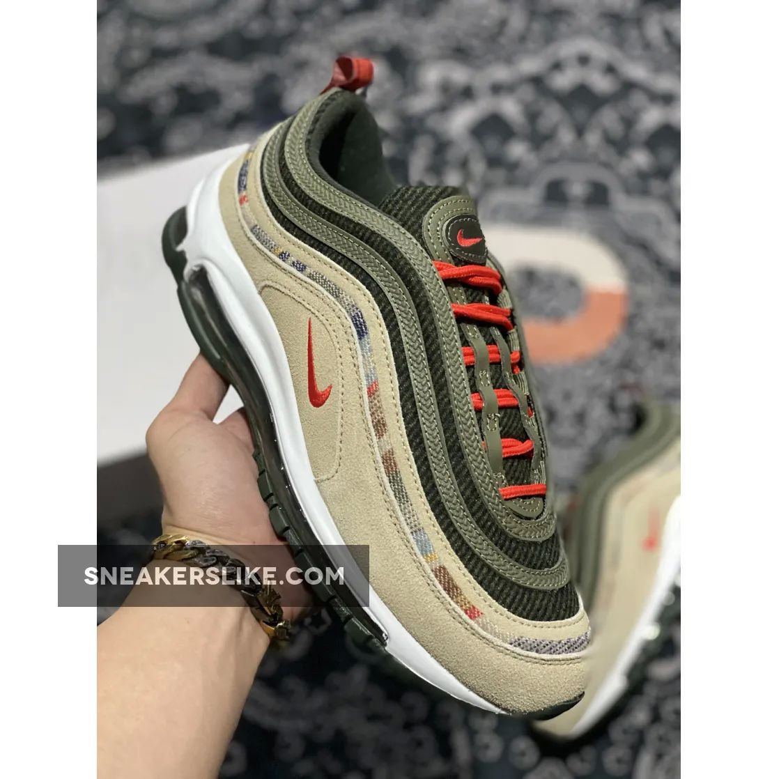 Pendleton X Nike Air Max 97 By You Black Olive Restock