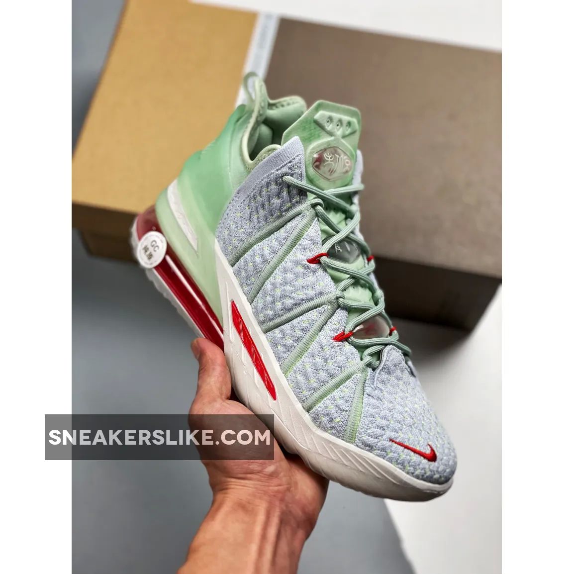 Glow in the dark x Nike LeBron 18 ‘Empire Jade’ DB7644-002 'lebron glow in the dark'