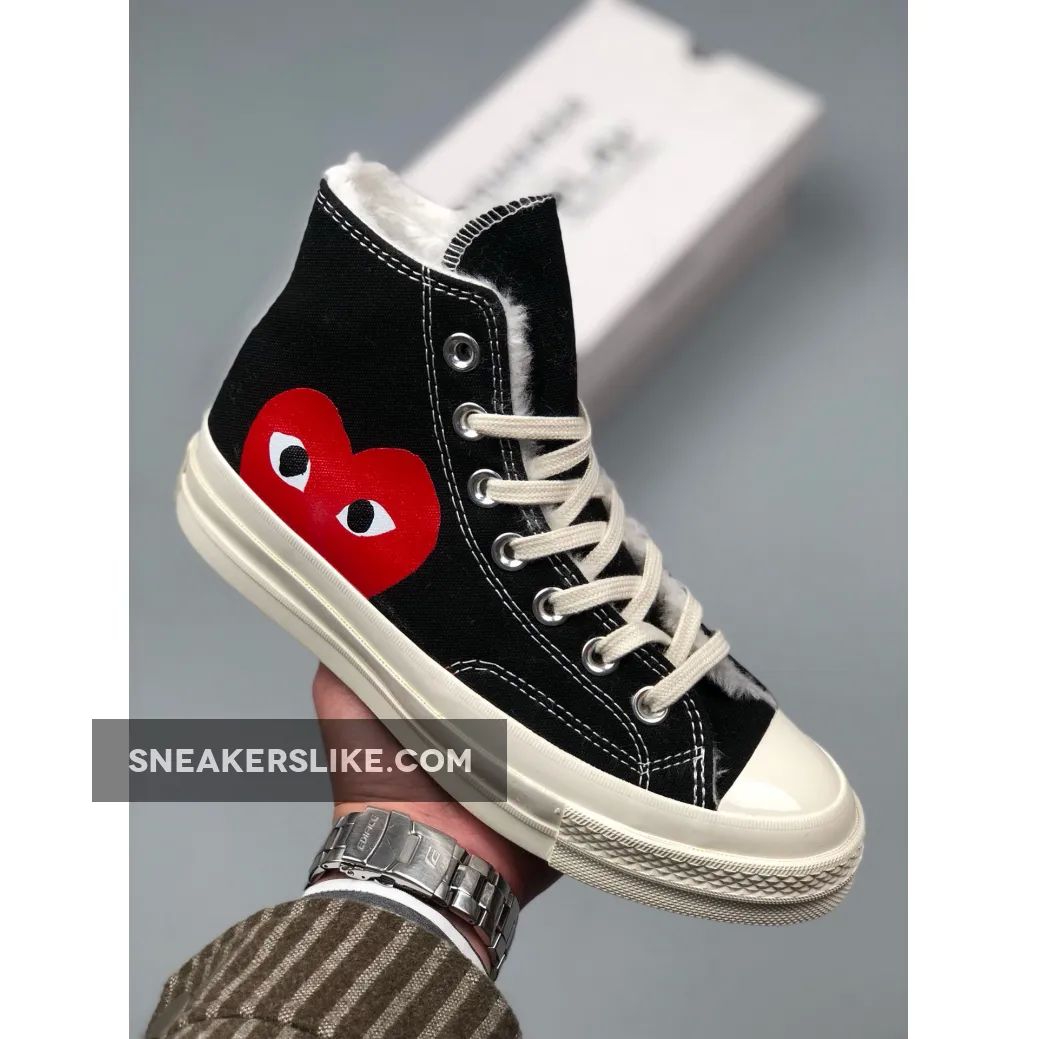 COMME Des GARCONS X Converse Chuck Taylor All Star 70 Black Restock