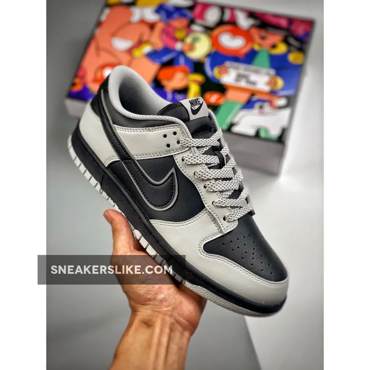 Custom Nike Dunk Low Black White Online