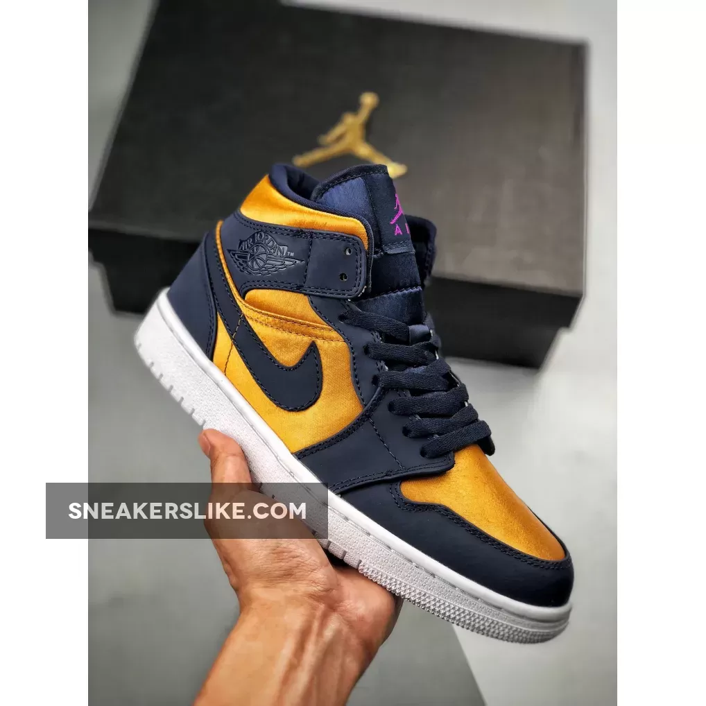 Air Jordan 1 Mid Obsidian Desert Ochre BQ6931-401 To Buy