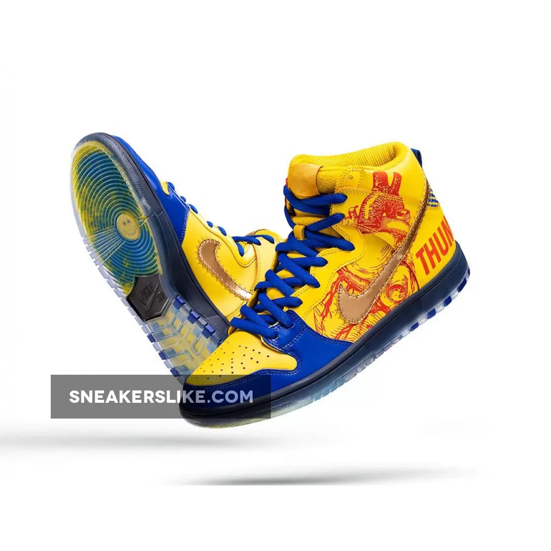 Nike SB Dunk High 'Doernbecher' Vivid Sulfur/Game Royal 579603-740 For Sale