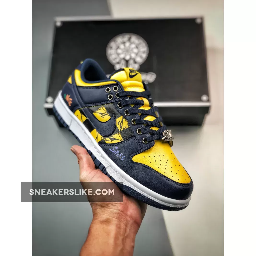 Custom Nike Dunk Low Michigan 1680452828 For Sale