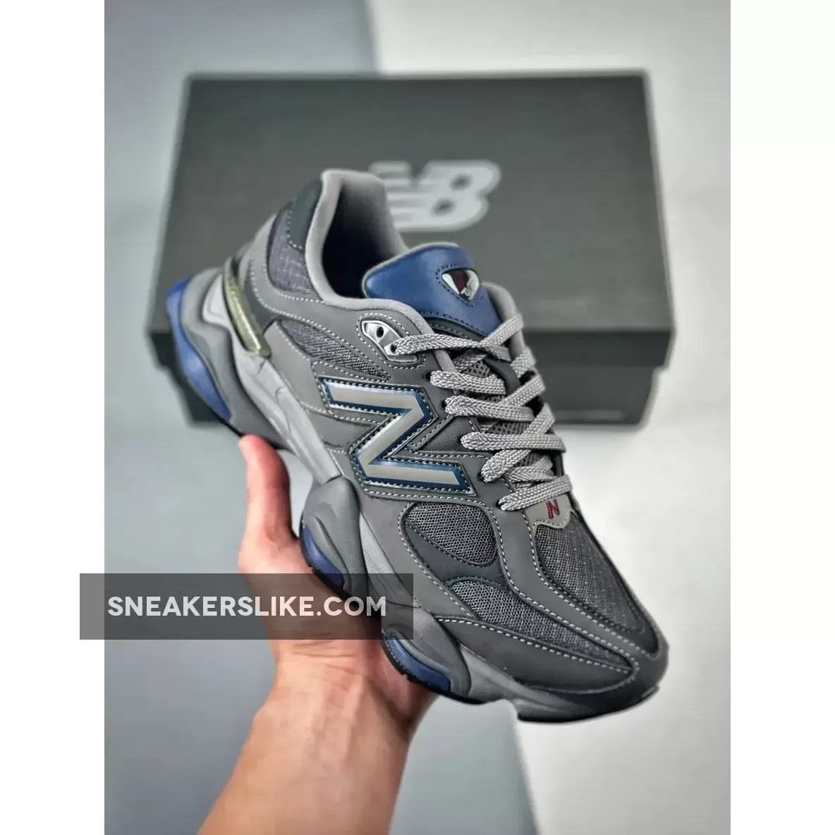 9060 Castlerock Grey - New Balance 9060 'Castlerock' Grey Blue U9060ECC