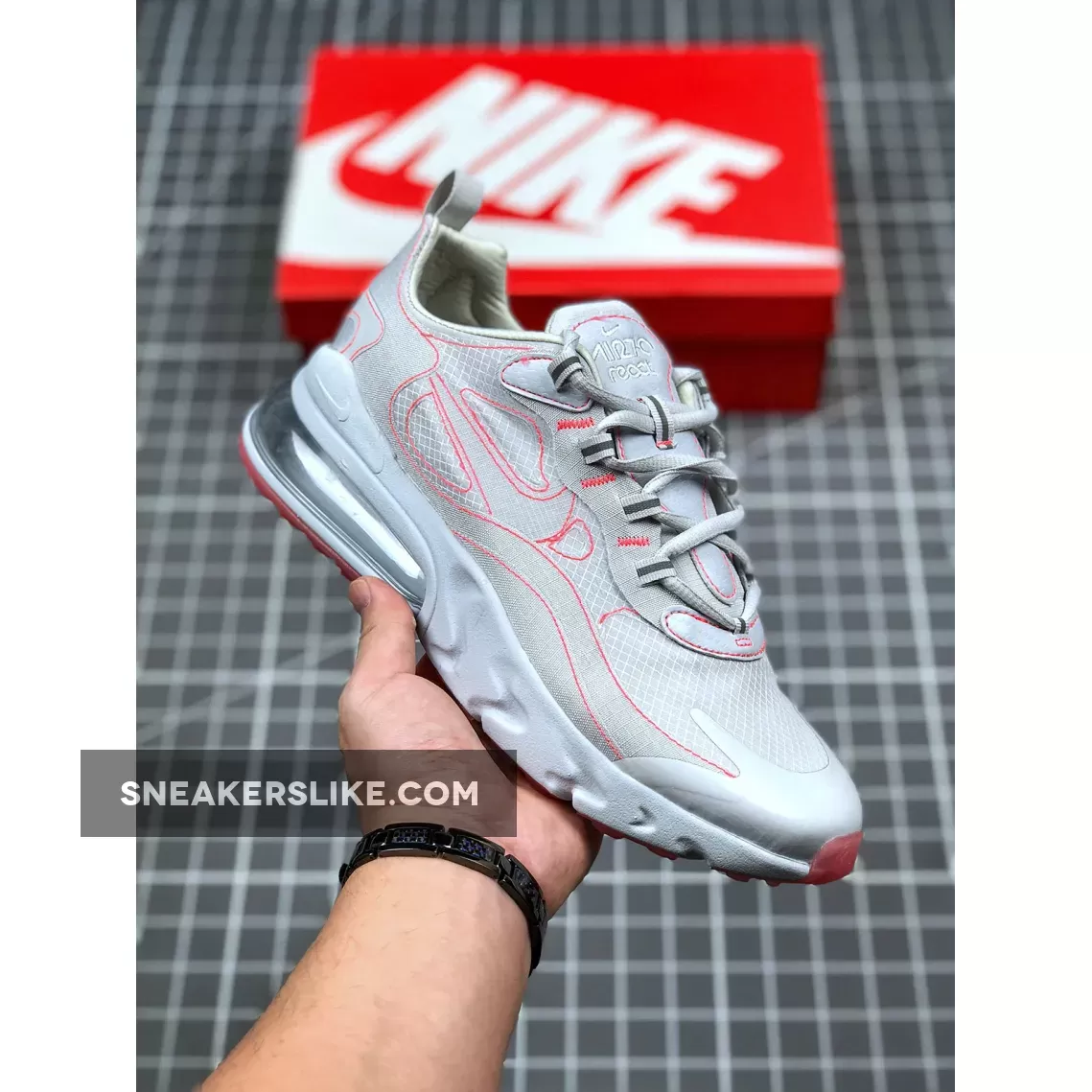 Nike Air Max 270 React SP White Crimson CQ6549-100 To Buy