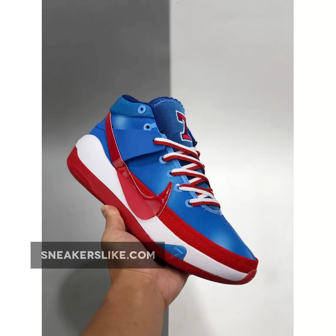 Nike KD 13 Blue Red kds red and blue