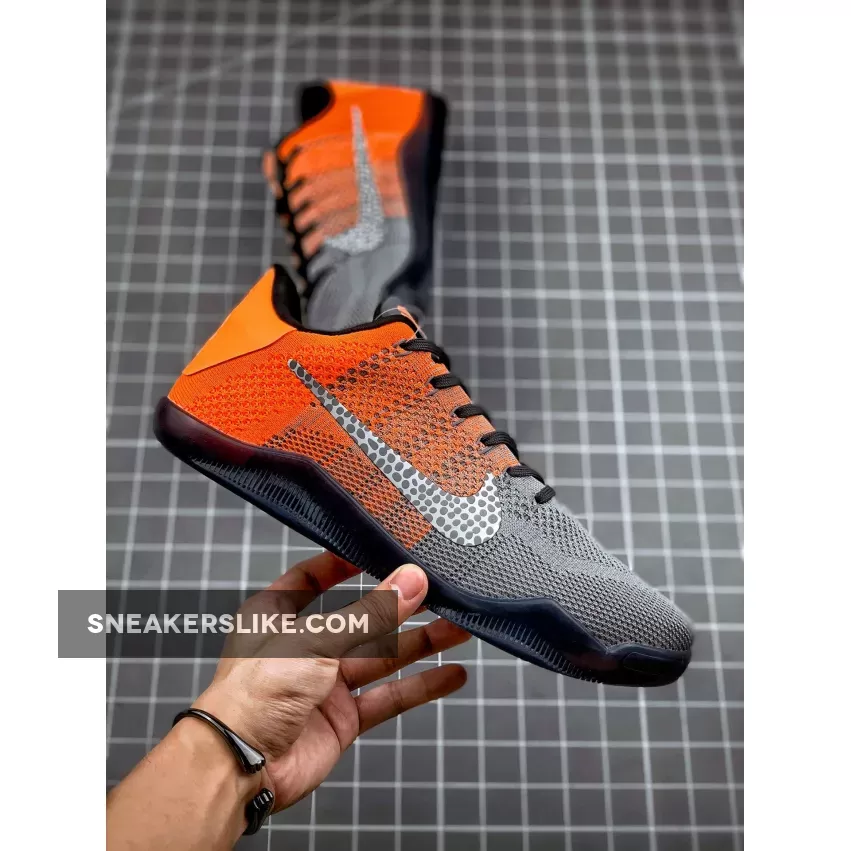 Nike Kobe 11 Elite Low 'Easter' Grey Orange / grey kobe 11