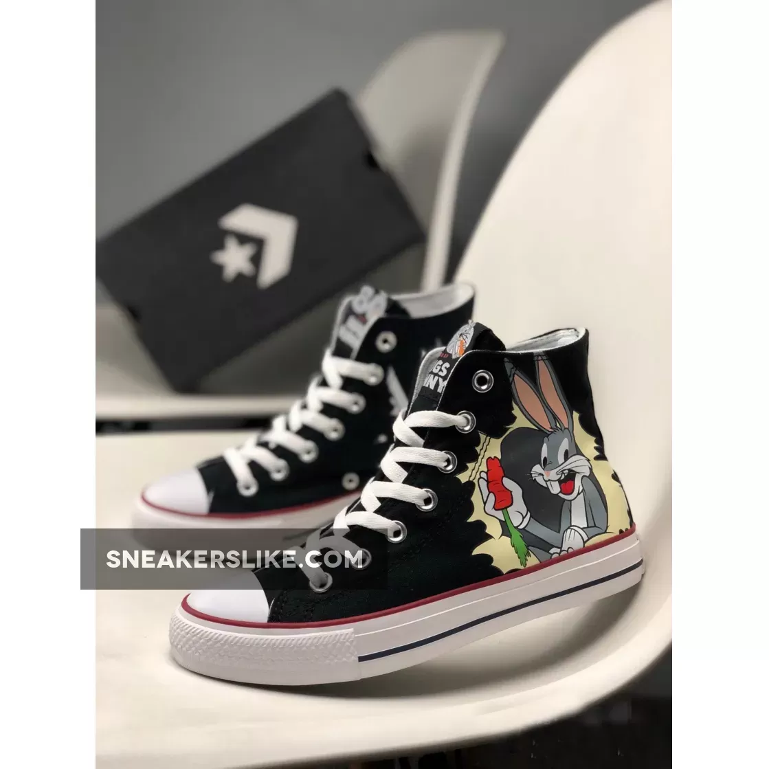 Bugs Bunny x Converse Chuck Taylor All Star High Black #bugs bunny chuck taylors