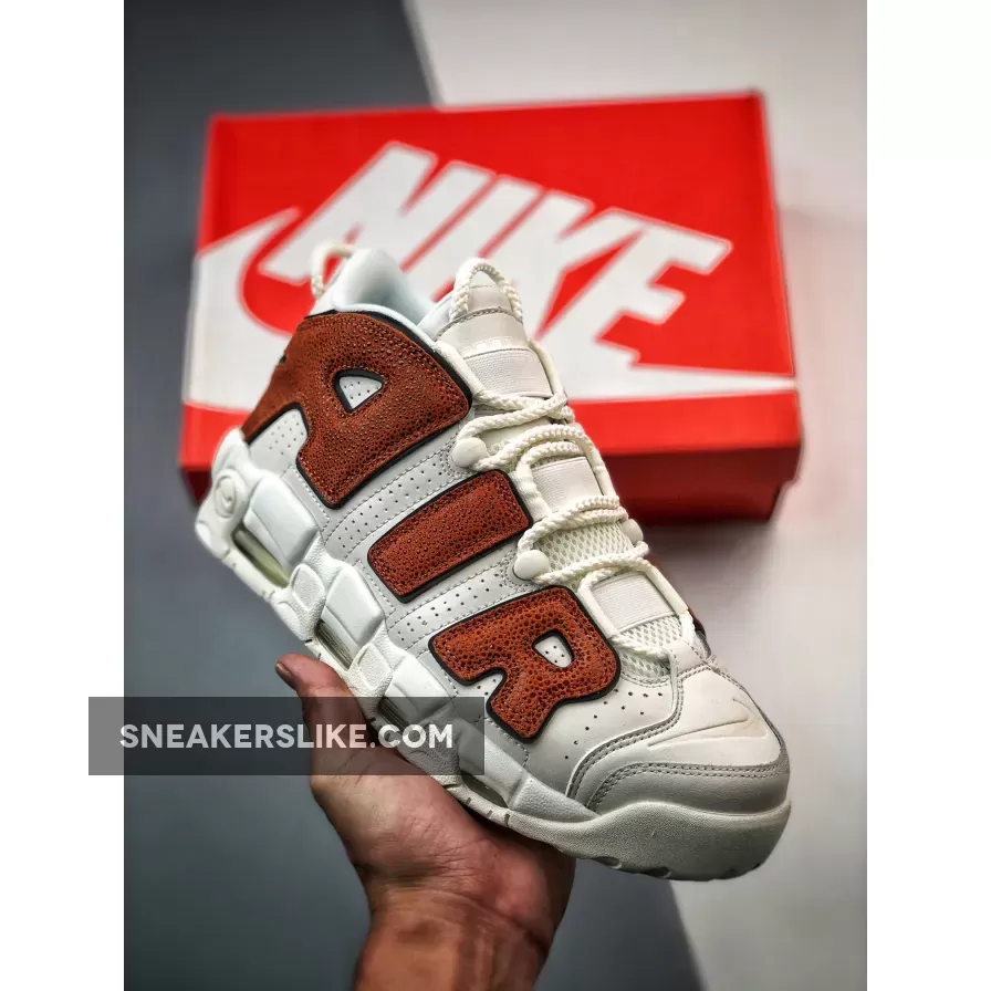 Nike Air More Uptempo 'Dark Russet' White Orange nike uptempo phantom