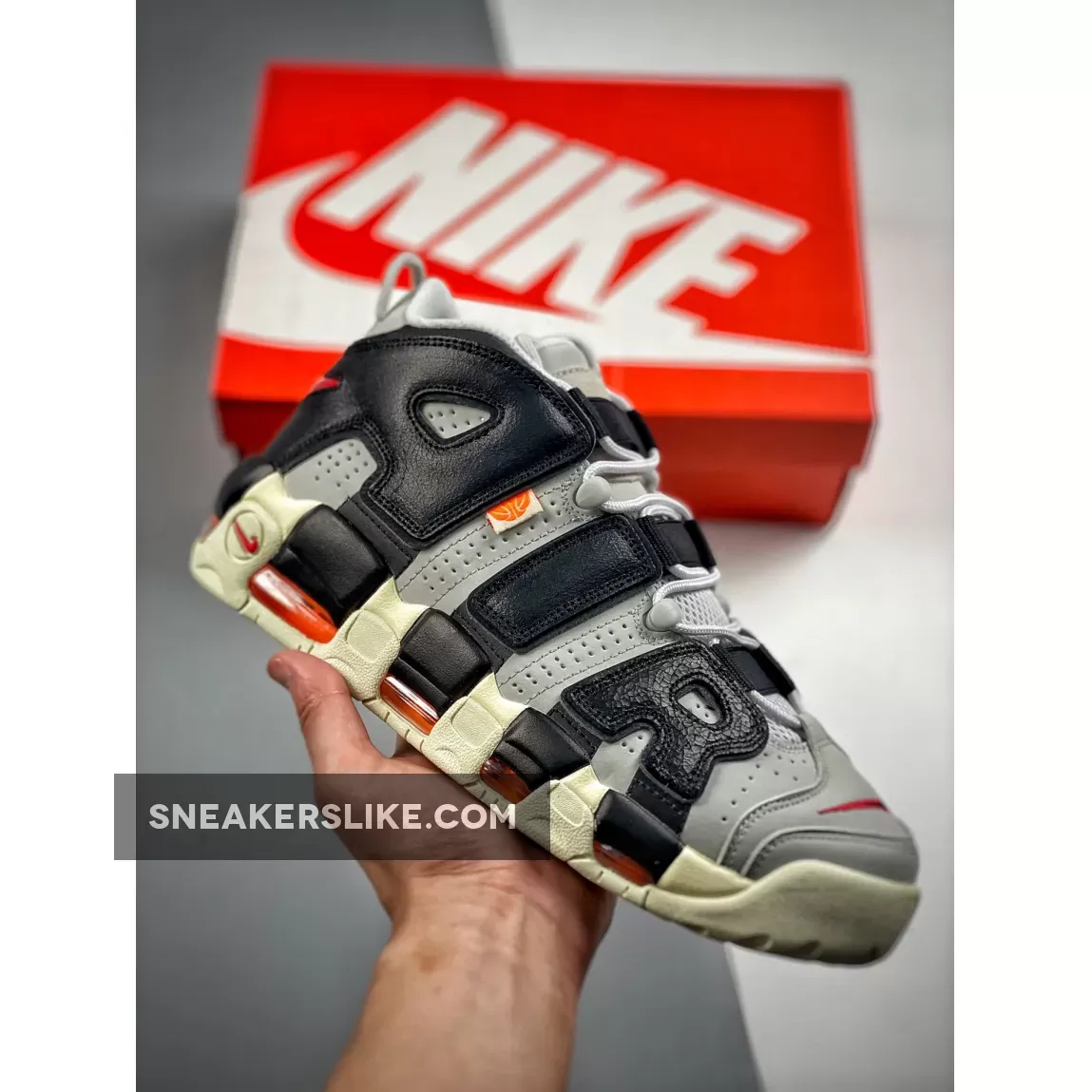 Nike Air More Uptempo 'Hoops' DX3360-001 Brand New