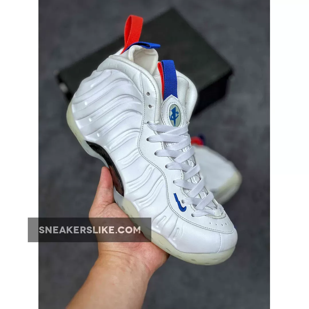 Nike Air Foamposite One 'USA' White/Game Royal-Habanero Red AA3963-102 Restock