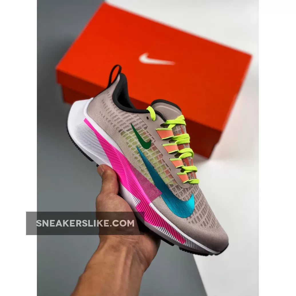 Nike Air Zoom Pegasus 37 Premium Barely Rose/Pink Blast #nike air zoom pegasus 37 pink