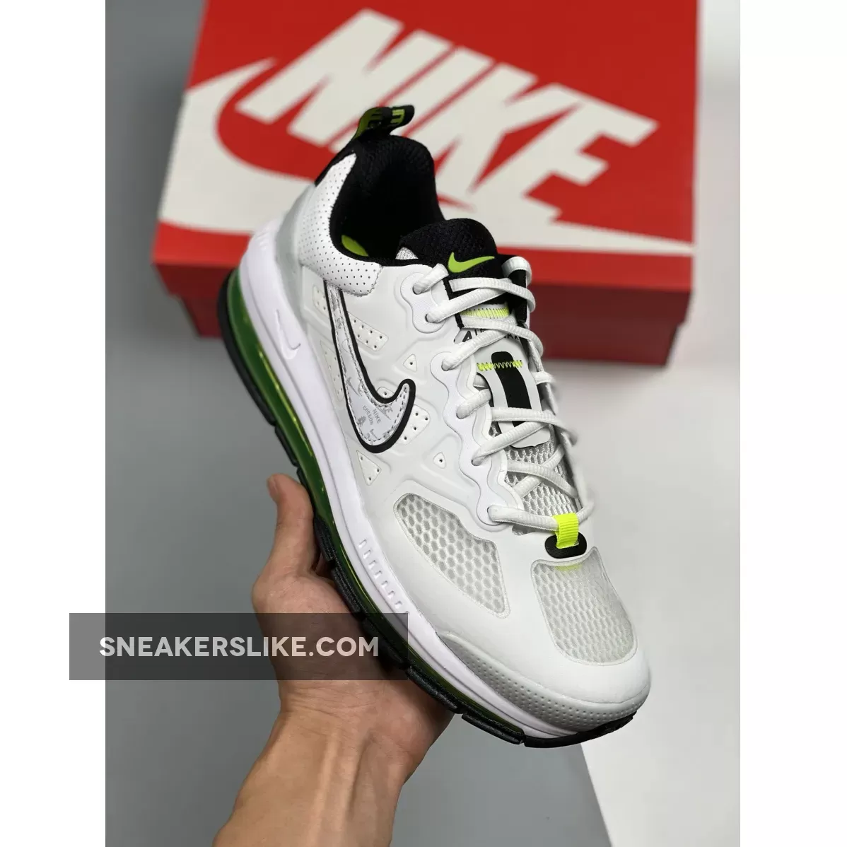 Nike Air Max Genome White/Volt/Pure Platinum/Black nike genome white