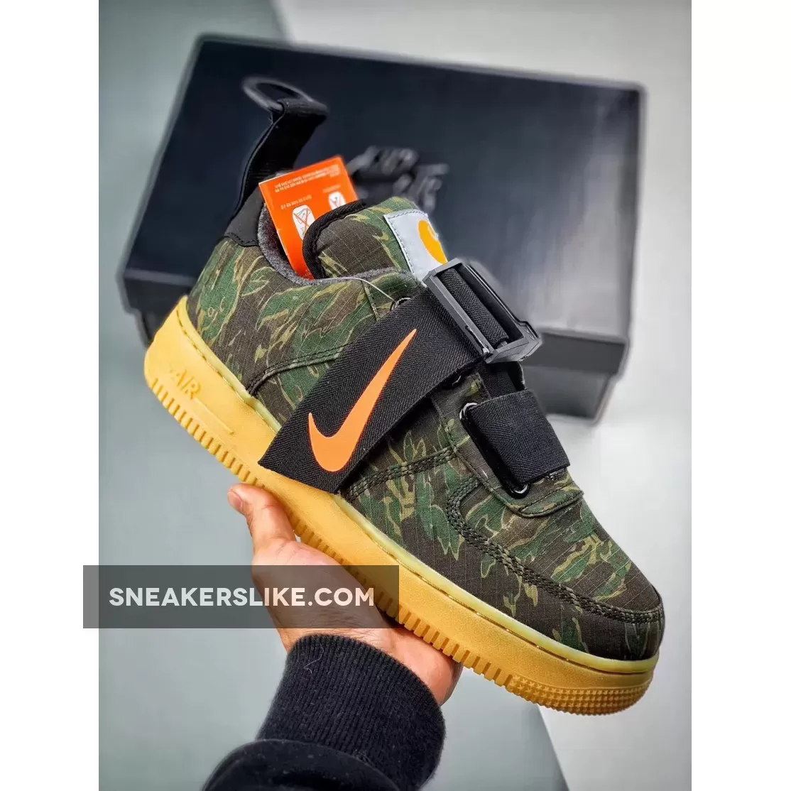 Carhartt X Nike Air Force 1 Low Utility Camo Green AV4112-300 Outlet