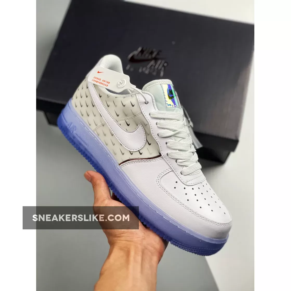 Nike Air Force 1 07 PRM Swoosh Pattern WMNS CK7804-100