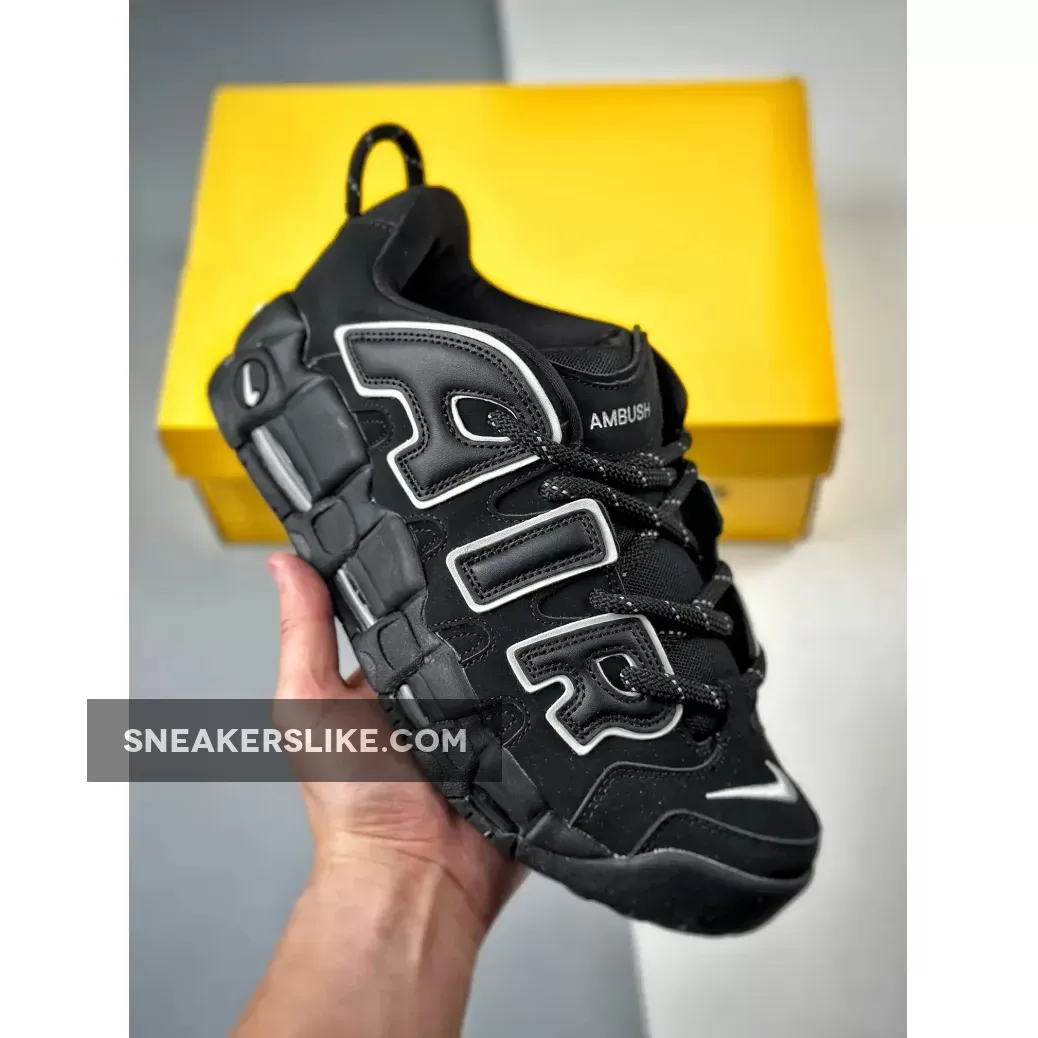 AMBUSH X Nike Air More Uptempo Low Black/White Online