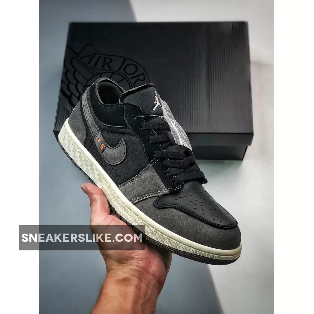 Air Jordan 1 Low Inside Out Black/Grey DN1635-001 Jordan 1 Inside Out Low