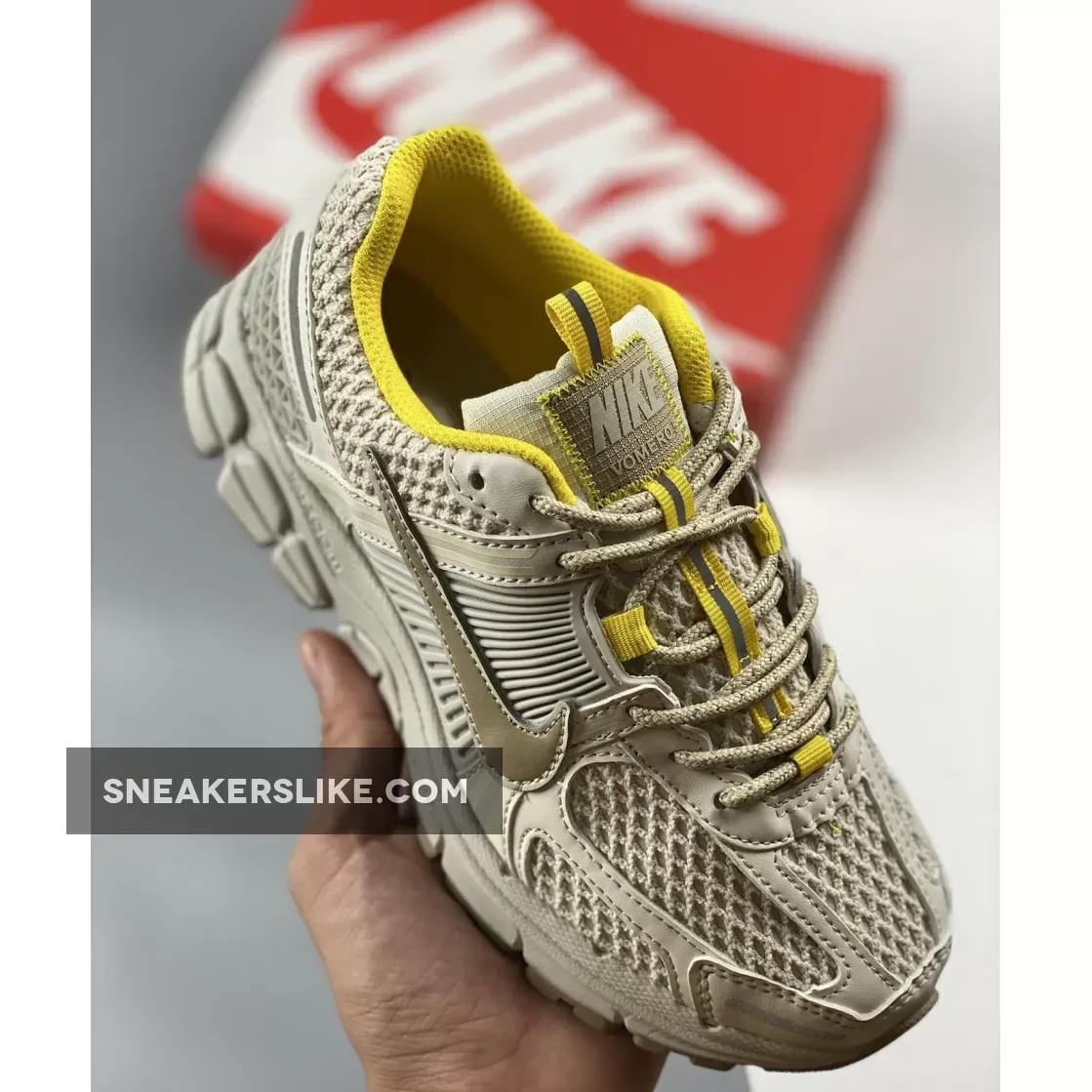 Online Nike Zoom Vomero 5 Light Bone/Yellow FJ7694-020