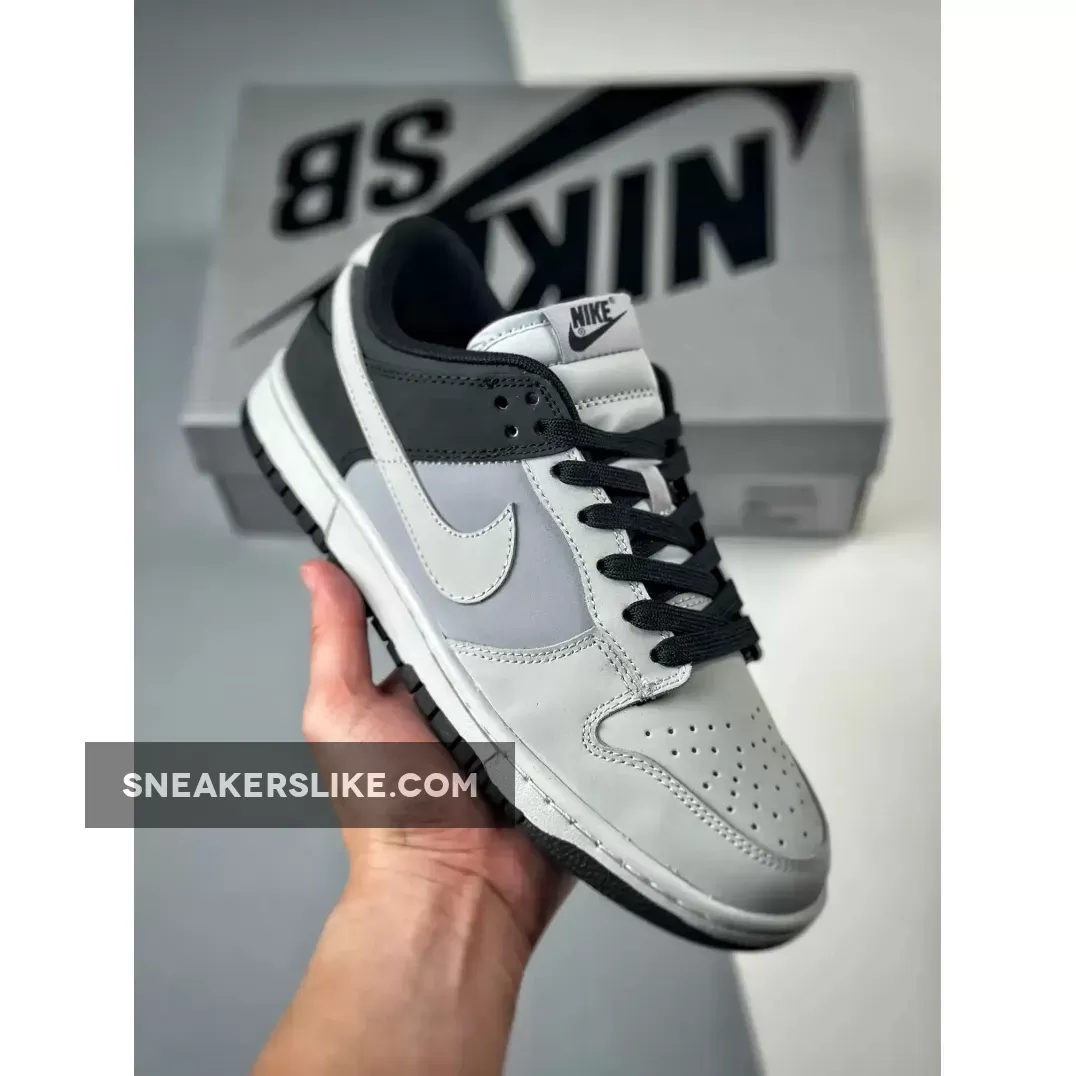 Nike Dunk Low Medium Grey White-Anthracite Exclusive Dunk 304714-012