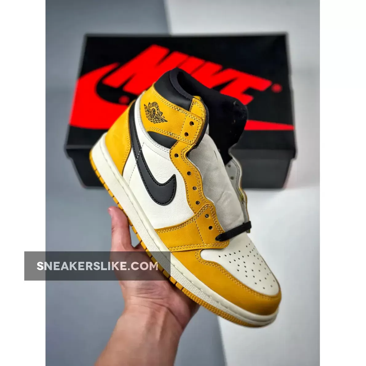 Air Jordan 1 High OG Yellow Ochre/Black/Sail DZ5485-401