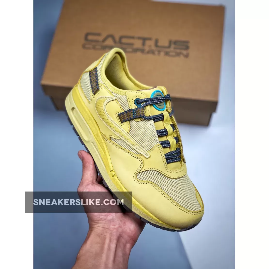 Travis Scott x Nike Air Max 1 Cactus Jack Saturn Gold DO9392-700 nike air max tree