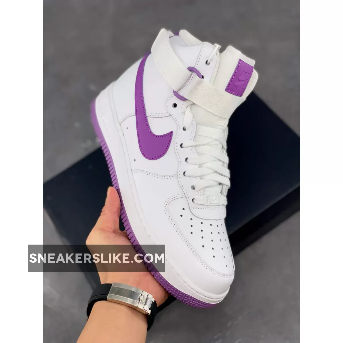 Nike Air Force 1 High 'White Dark Orchid' 334031-112 To Buy