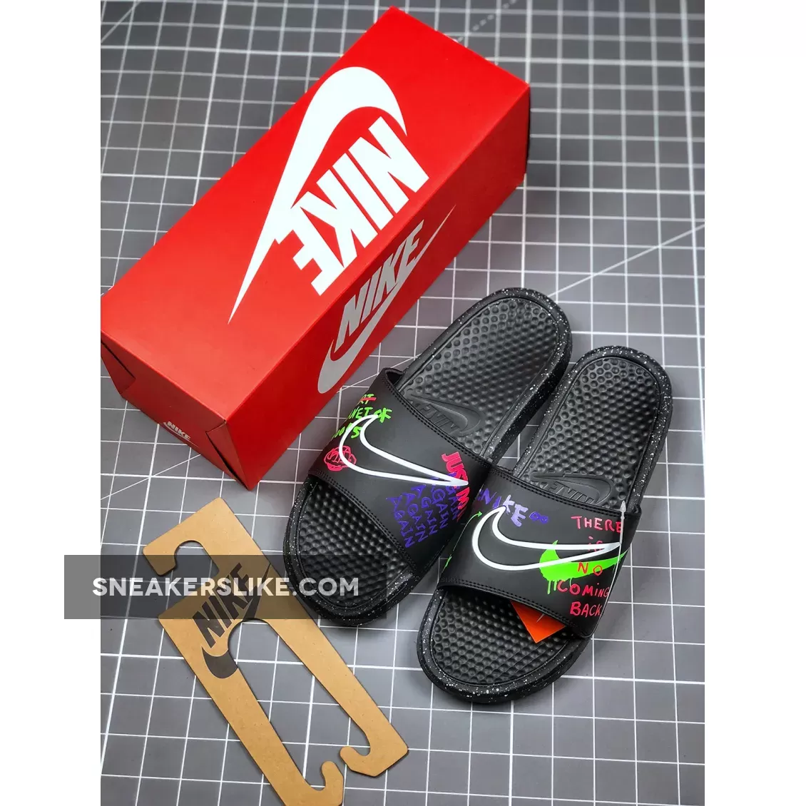 Nike Benassi 'Planet Of Hoops' Slides CW2618-050 For Sale